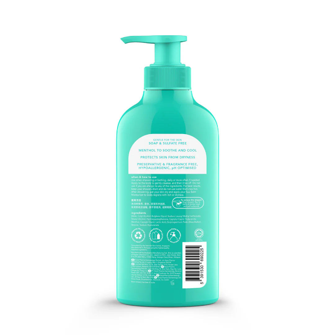 Suu Balm Body Care Creamy Body Wash Cooling & Gentle 420m