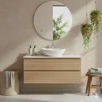 Aquavive Paglia Oval Ceramic Basin Gloss White 41x33cm