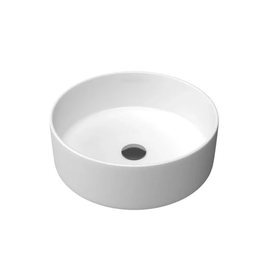Aurlane Round Ceramic Basin Gloss White 36x12cm