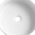 Sensea Studio Round Ceramic Basin Matt White 37cm