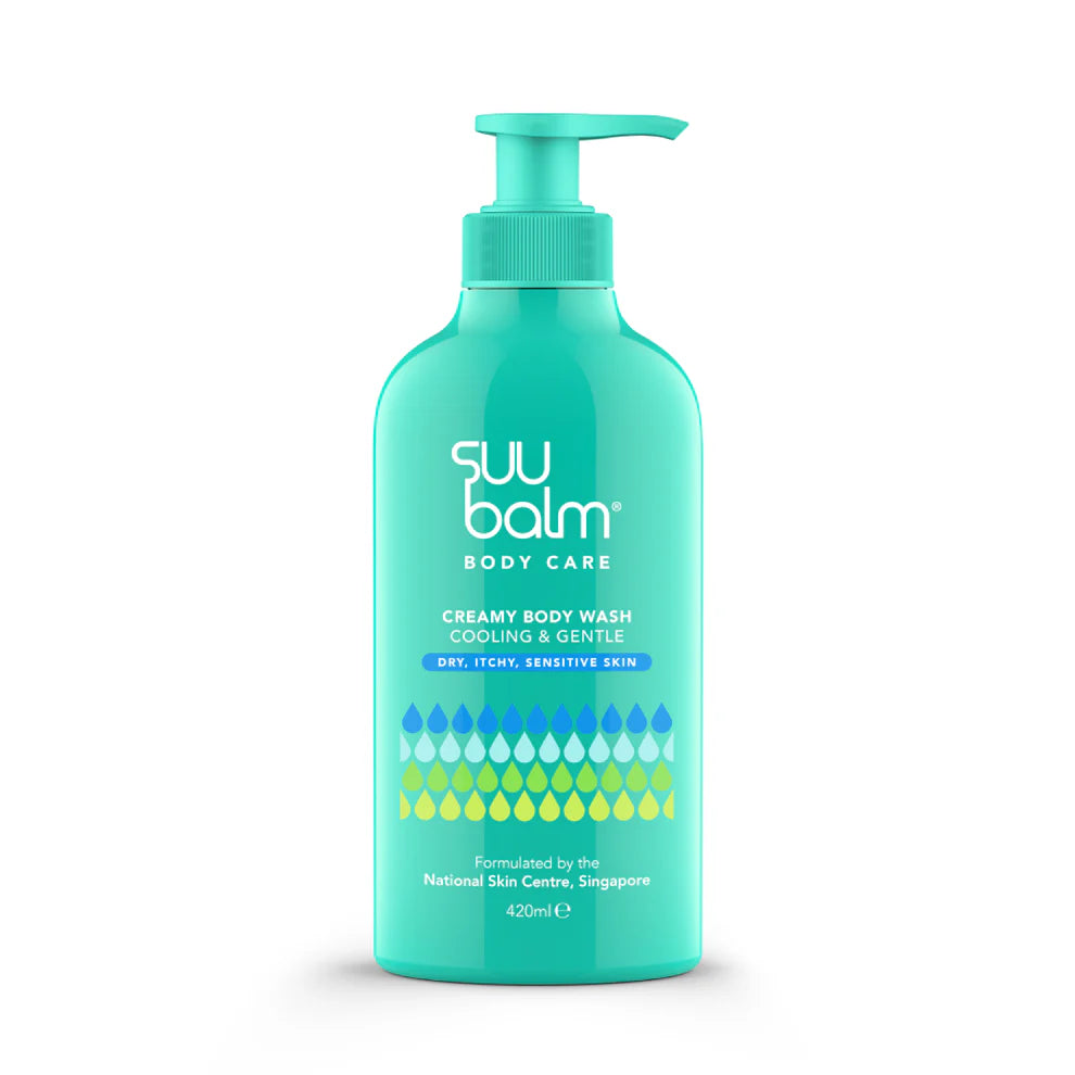 Suu Balm Body Care Creamy Body Wash Cooling & Gentle 420m