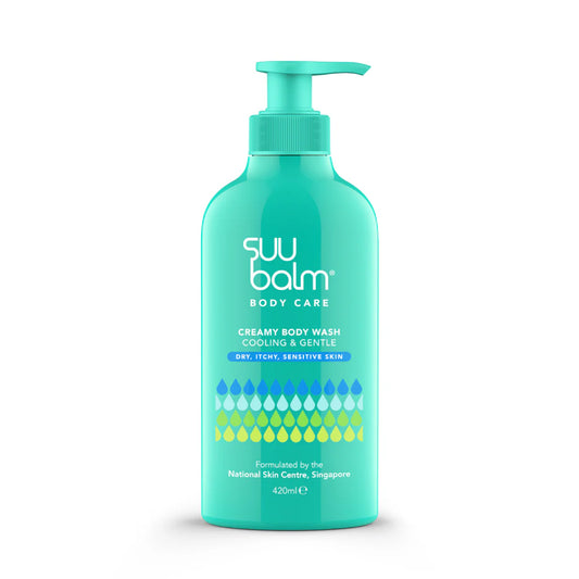 Suu Balm Body Care Creamy Body Wash Cooling & Gentle 420m